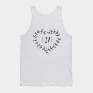 Heart Love Beautiful Tank Top